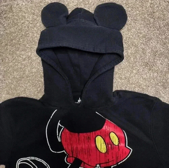 Disney Parks Mickey Mouse Ears Black pullover hoodie - Picture 7 of 9